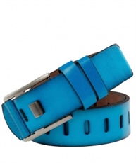Winsome Deal Blue Leatherette Casual Belt For Men`s