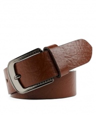 Winsome Deal Brown Leather Casual Belt For Men`s