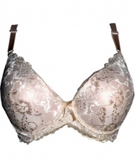 Women Full Coverage Lightly Padded Bra  (Beige)