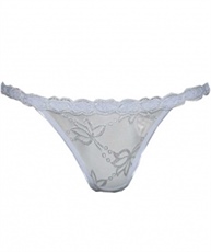 Women Thong White Panty  (Pack of 1)