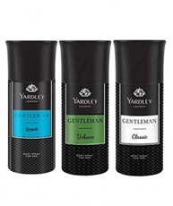 Yardley London Deo Tripack For Men- Gentleman Classic + Gentleman Urbane + Gentleman Royale 150ml (Pack of 3)