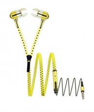 ZIPPER Z432 EARPHONE FOR ANDROID MOBILE WIRED HEADSET WITH MIC (YELLOW, IN THE EAR)