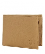 ZORO PU Leather Beige Purse Men`s Card Wallet, 19B