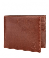 ZORO Tan PU Leather Men`s Card Wallet